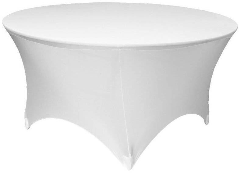 طاولة دائرية مغطاة